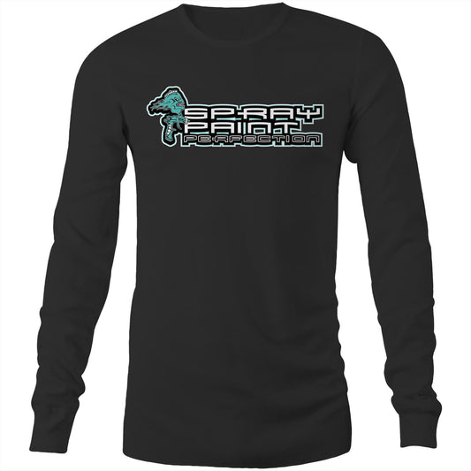 Spray Paint Perfection Double Logo AS Colour Mens Long Sleeve T-Shirt