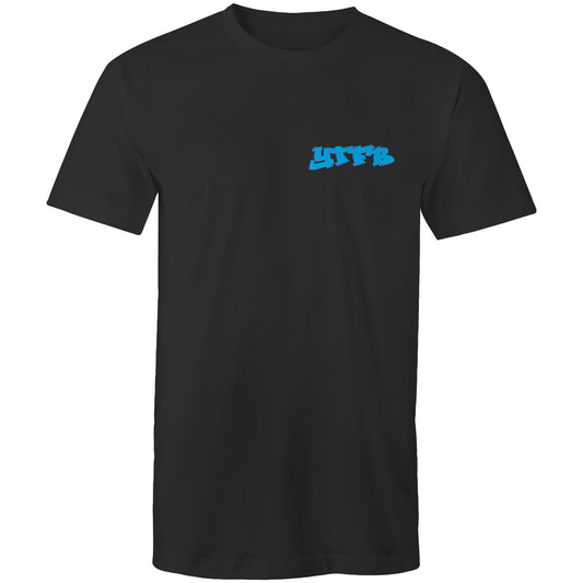 WTFB Graffiti Blue - Double Logo Tee