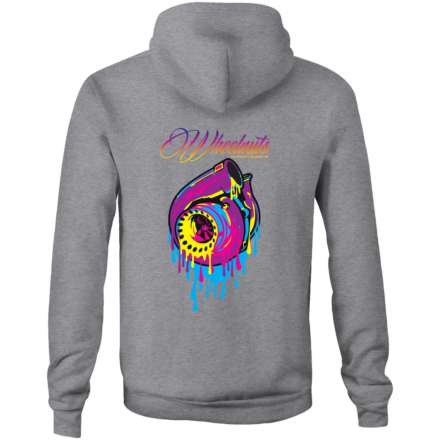 Rainbow Turbo - Pocket Hoodie Sweatshirt