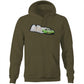 Goldy 51 14LOZ Drifting AS Colour Stencil - Pocket Hoodie Sweatshirt