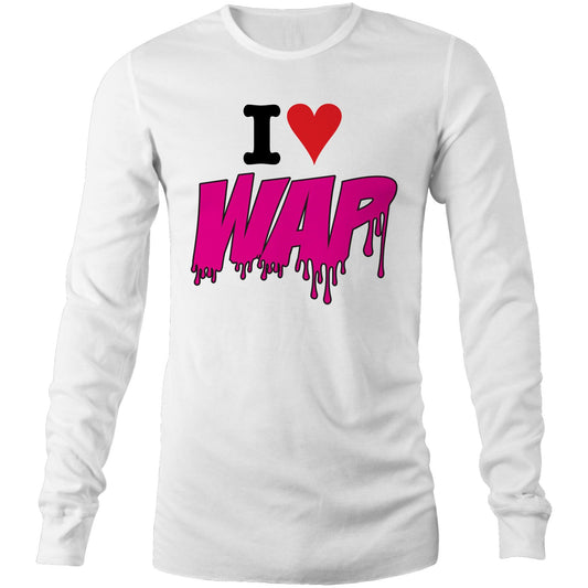 I Love WAP AS Colour - Mens Long Sleeve T-Shirt