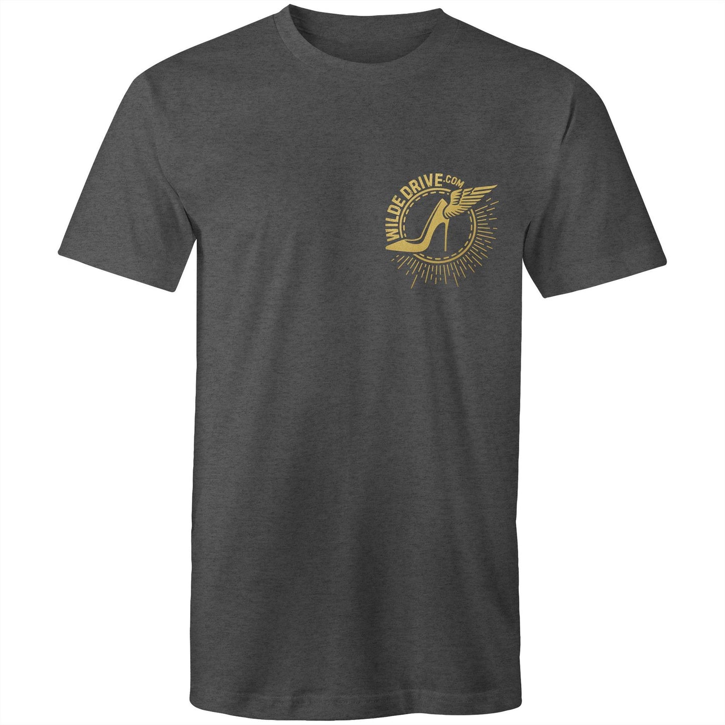 WILDE DRIVE.COM DOUBLE LOGO AS Colour Mens T-Shirt