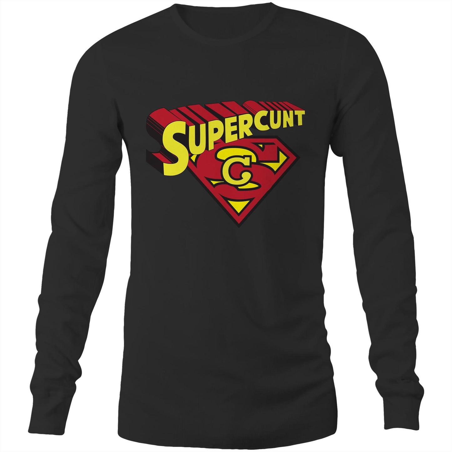 Supercunt - Mens Long Sleeve T-Shirt