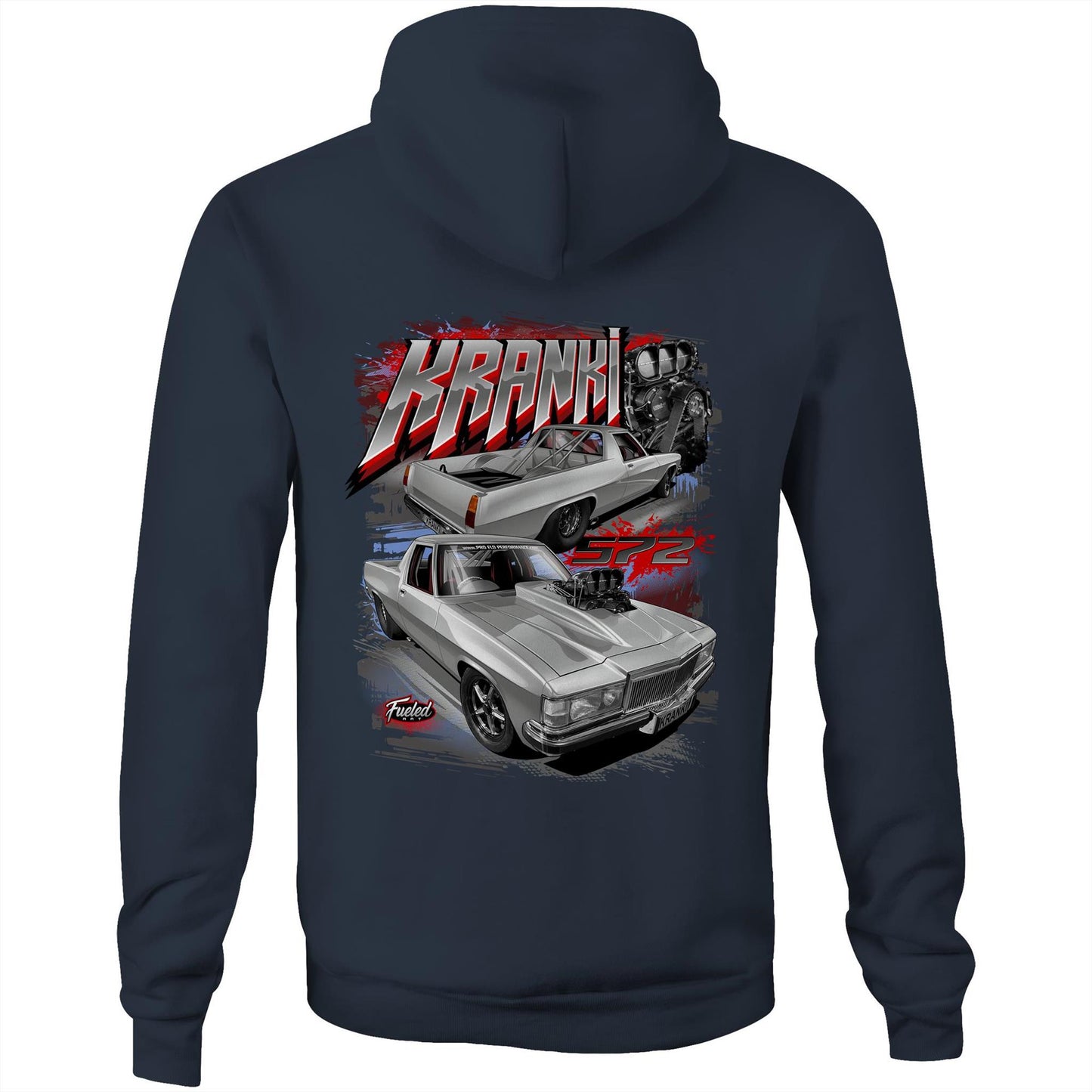 Kranki 572 AS Colour Stencil - Pocket Hoodie Sweatshirt