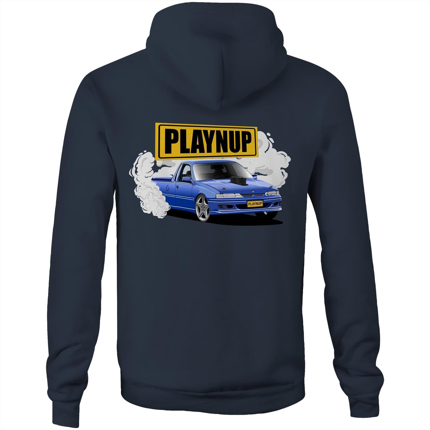 Playnup LS Skid Ute 2 Sides AS Colour Stencil Hoodie