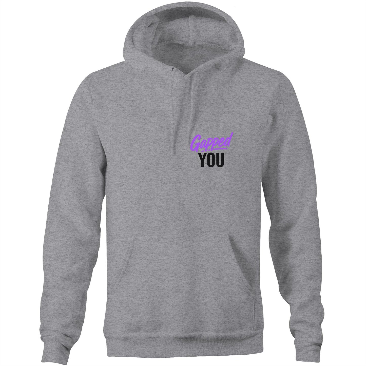 Gapped You AS Colour Stencil - Pocket Hoodie Sweatshirt