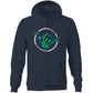 HMB Send It Green Blue AS Colour Stencil  Hoodie