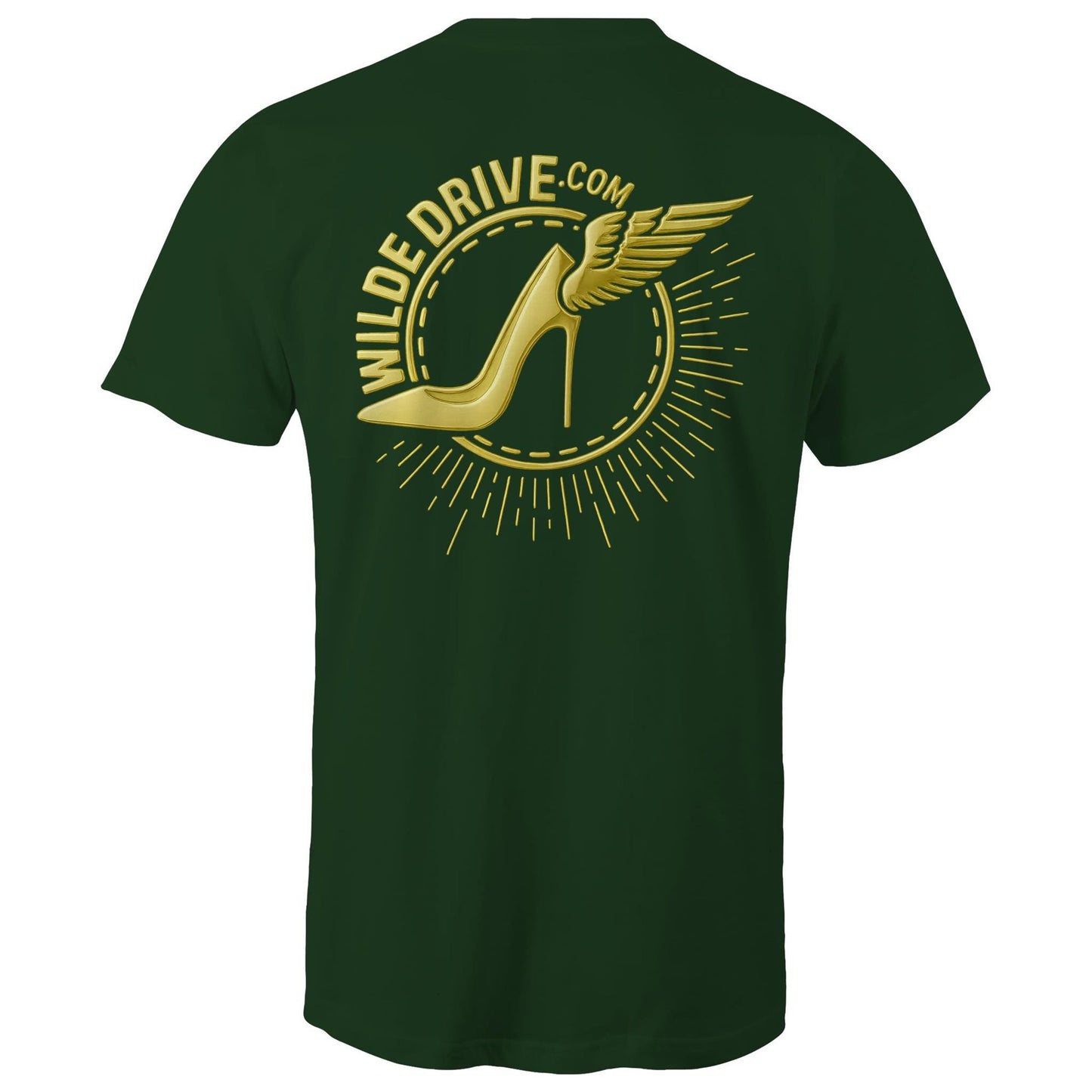 WILDE DRIVE.COM  LIMITED EDITION GOLD CHROME AS Colour Mens T-Shirt