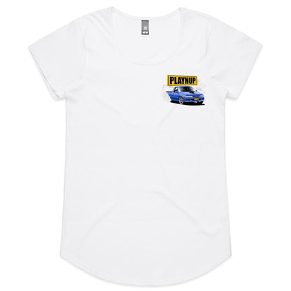 Playnup LS Skid Ute AS Colour Womens Scoop Neck T-Shirt