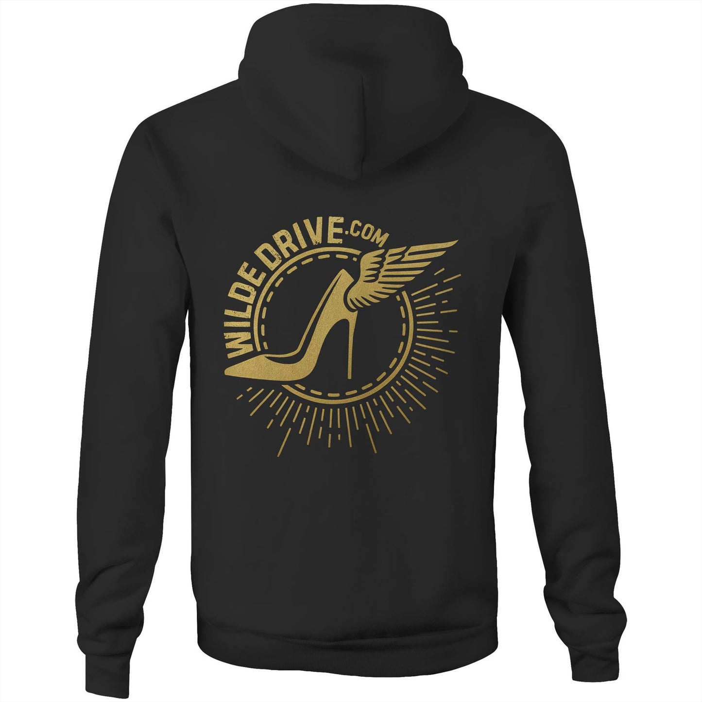 WILDE DRIVE.COM AS Colour Stencil - Pocket Hoodie Sweatshirt